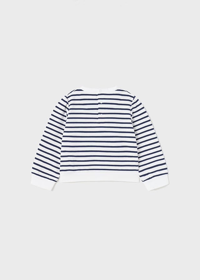 Mayoral bluza fete sport 12-36 luni Alb-Bleumarin
