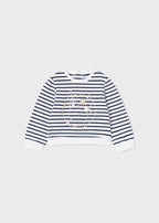Mayoral bluza fete sport 12-36 luni Alb-Bleumarin