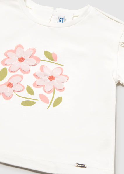 Mayoral bluzita fete de vara cu flori 12-48 luni Crudo-Blossom Imagine secundară a produsului