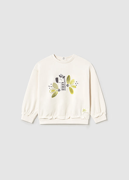 Mayoral bluza fetite cu aplicatii floarale 12-48 luni Bone-Pistachio Imagine principală a produsului