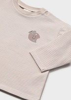 Mayoral bluza unisex cu dungi 0-18 luni Gri piatra