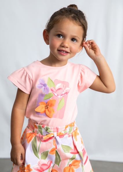 Mayoral bluzita fete de vara cu imprimeu 5-10 ani Blossom cu flori