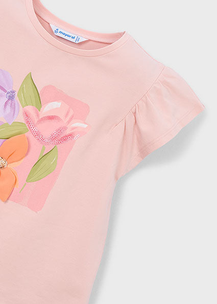 Mayoral bluzita fete de vara cu imprimeu 5-10 ani Blossom cu flori