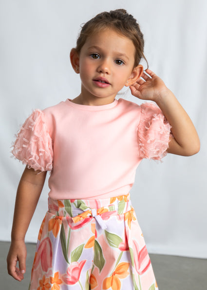 Mayoral bluzita fete de vara cu maneci cu tul 5-10 ani Blossom