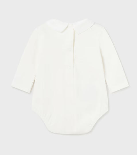 Mayoral body baieti cu guler 0-18 luni, Off-white Imagine secundară a produsului