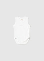 Mayoral body baieti fara maneci 0-18 luni Off-white Ursulet