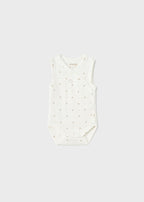 Mayoral body baieti fara maneci 0-18 luni, Off-white