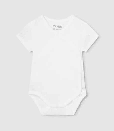 Mayoral body fete ajurat 0-18 luni Off-white Imagine principală a produsului