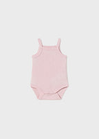 Mayoral body fete cu bretele 0-18 luni Baby pink