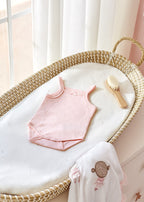 Mayoral body fete cu bretele 0-18 luni Baby pink