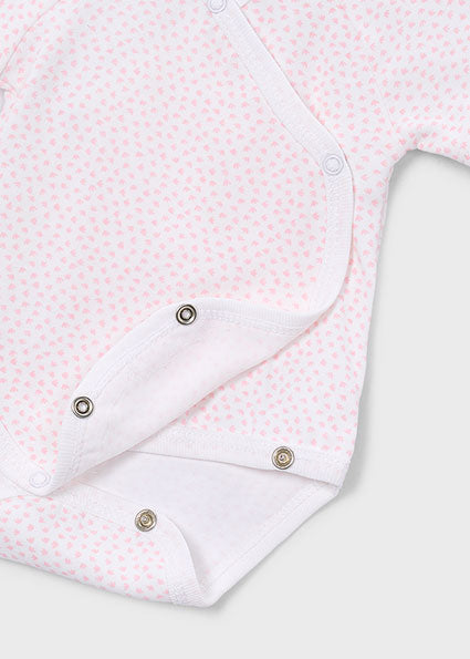 Mayoral body fete de vara 0-18 luni Roz baby cu urme de gasca