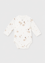 Mayoral body fete 0-18 luni Off-white cu baloane animale