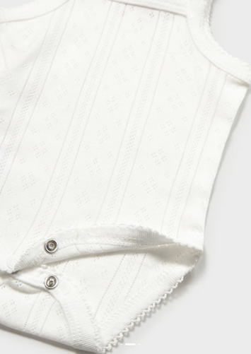 Mayoral body fete tip maieu 0-18 luni Off-white Imagine secundară a produsului