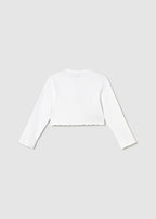 Mayoral bolero fete basic tricot 12-48 luni Alb