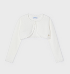 Mayoral bolero fete cu fir metalizat 5-10 ani Off-white