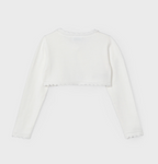 Mayoral bolero fete cu fir metalizat 5-10 ani Off-white