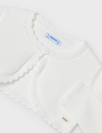 Mayoral bolero fete cu fir metalizat 5-10 ani Off-white