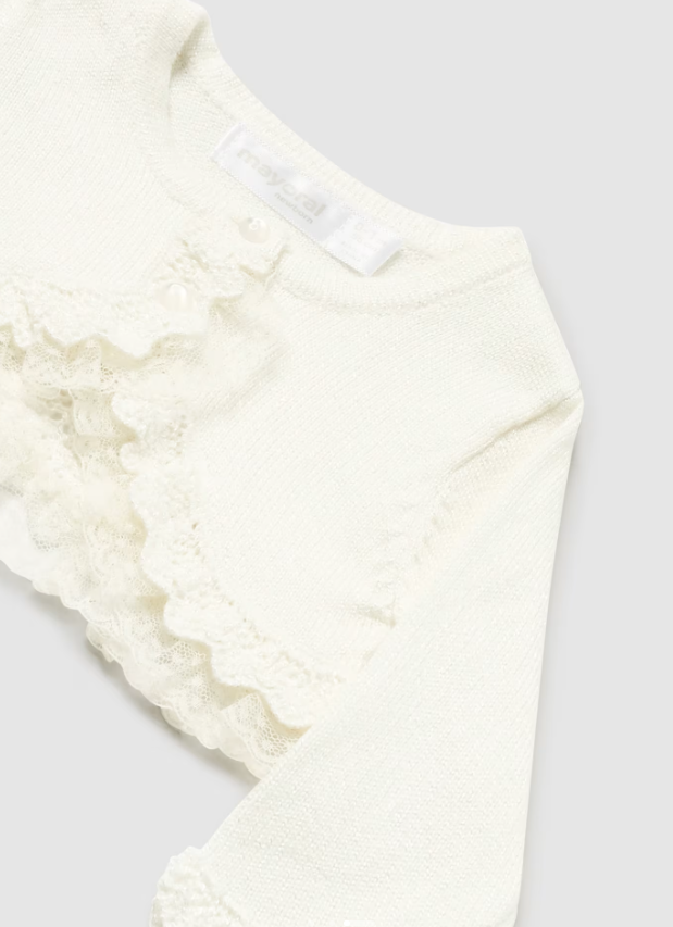 Mayoral bolero fete de ceremonie 0-18 luni Off-white