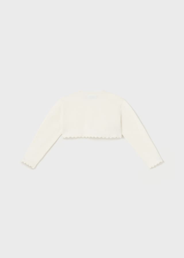 Mayoral bolero fete din tricot 12-36 luni, Off-white Imagine secundară a produsului
