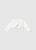 Mayoral bolero fete din tricot pentru ceremonie 0-18 luni Natural
