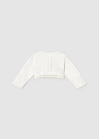 Mayoral bolero fete din tricot pentru ceremonie 0-18 luni Natural