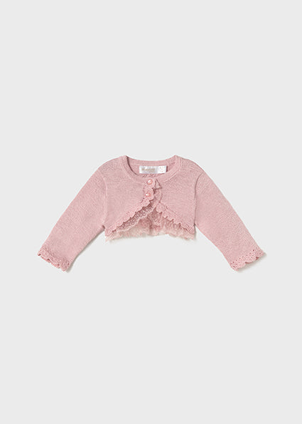 Mayoral bolero fete din tricot pentru ceremonie 0-18 luni Roz baby Imagine principală a produsului