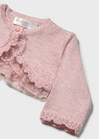 Mayoral bolero fete din tricot pentru ceremonie 0-18 luni Roz baby