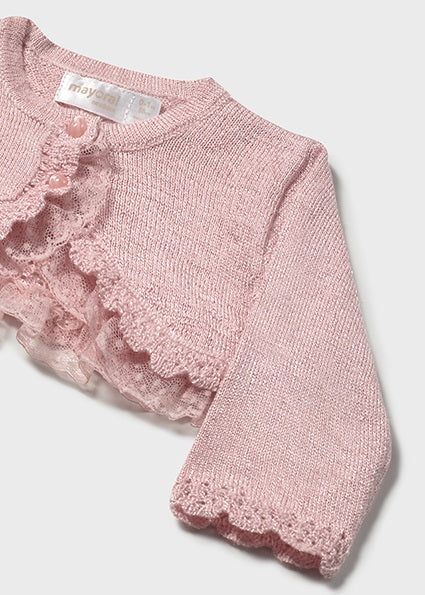Mayoral bolero fete din tricot pentru ceremonie 0-18 luni Roz baby