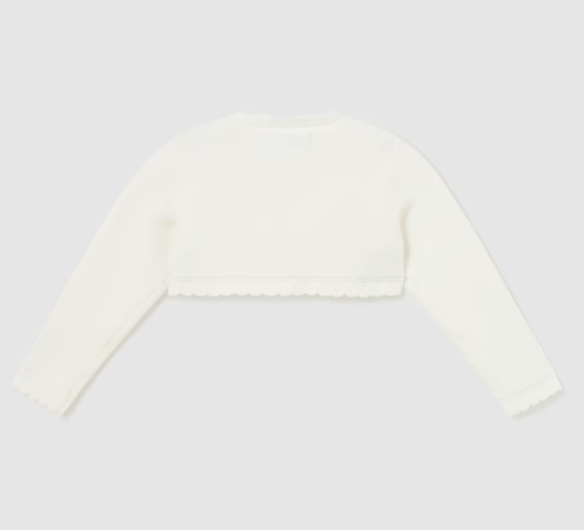 Mayoral bolero fete scurt din tricot 12-36 luni, Off-white Imagine secundară a produsului