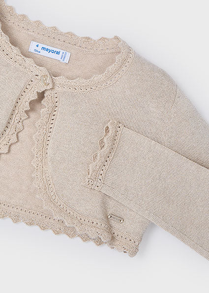 Mayoral bolero fete scurt din tricot 4-10 ani Raiz vigore