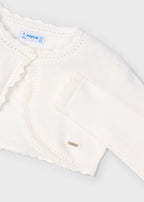 Mayoral bolero fete scurt din tricot 4-10 ani Ecru