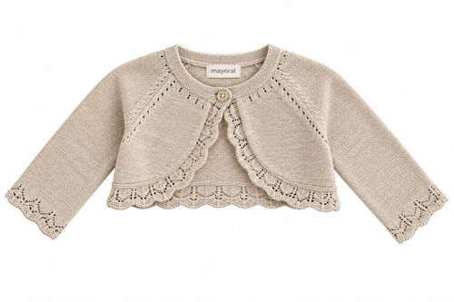 Mayoral bolero fete tricot 0-18 luni Lino Melan