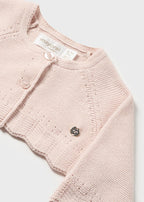 Mayoral bolero fete tricot Better Cotton 0-18 luni Soft pink