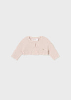 Mayoral bolero fete tricot Better Cotton 0-18 luni Soft pink