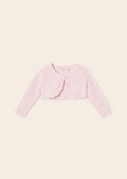Mayoral bolero fete tricot cu un nasture 0-18 luni Baby pink