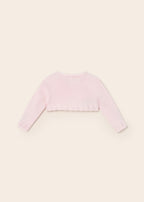 Mayoral bolero fete tricot cu un nasture 0-18 luni Baby pink