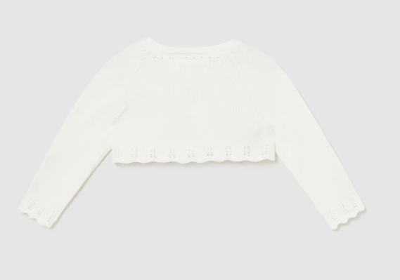 Mayoral bolero fete tricotat 0-18 luni Off-white