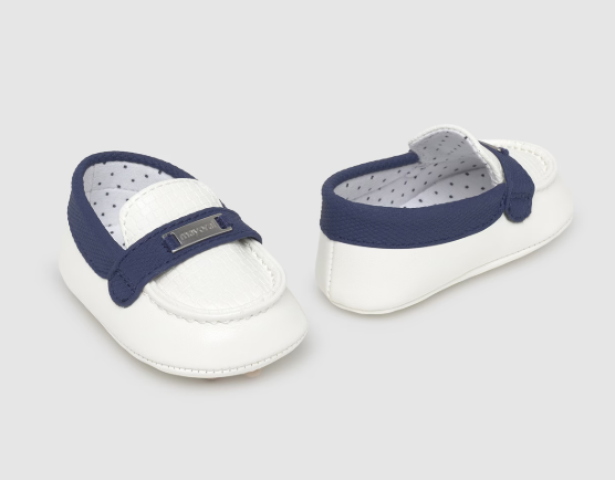 Mayoral botosei baieti tip mocasini 15-18 Alb-Bleumarin Imagine principală a produsului