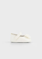 Mayoral botosei fete ceremonie cu floricica 15-18 Off-white
