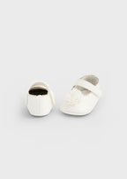 Mayoral botosei fete ceremonie cu floricica 15-18 Off-white