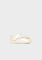 Mayoral botosei fete elegante cu floare 0-12 luni Off-white