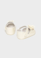 Mayoral botosei fete elegante cu floare 0-12 luni Off-white