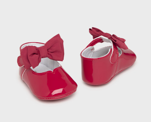 Mayoral botosei fete tip balerini cu fundita aplicata 15-18 Red Cherry Imagine principală a produsului