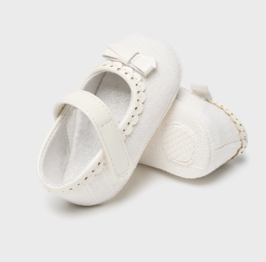 Mayoral botosei fete tip balerini textura 15-18 Off-white Imagine principală a produsului