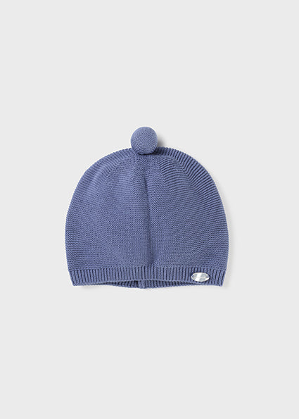Mayoral caciula baieti tricot bumbac BCI 0-18 luni, Winter