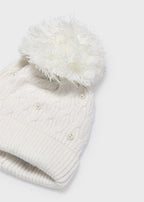 Mayoral caciula fete 4-12 ani Off-white