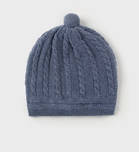 Mayoral caciula tricot baieti 0-18 luni Mid blue Imagine principală a produsului
