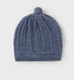 Mayoral caciula tricot baieti 0-18 luni Mid blue