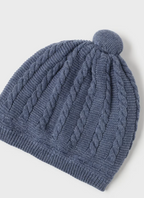 Mayoral caciula tricot baieti 0-18 luni Mid blue