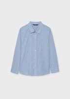 Mayoral camasa baieti basic 8-14 ani Sky blue stripes